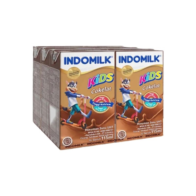 

Indomilk Susu Cair Uht Kids Cokelat 6X115ml