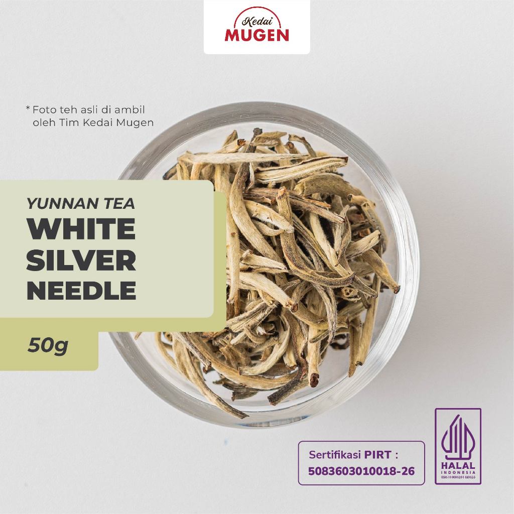 

Kedai Mugen - Yunnan White Tea Silver Needle/ Teh Putih Pucuk 50g