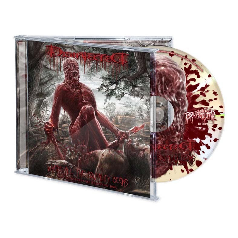 CD DISINFECTED - Where All The Brutality Begins (Splatter Version)