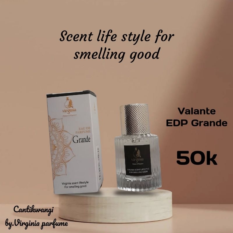 VIRGINIA parfume Unisex ORIGINAL, best seller VALIANTE EDP GRANDE 35ml
