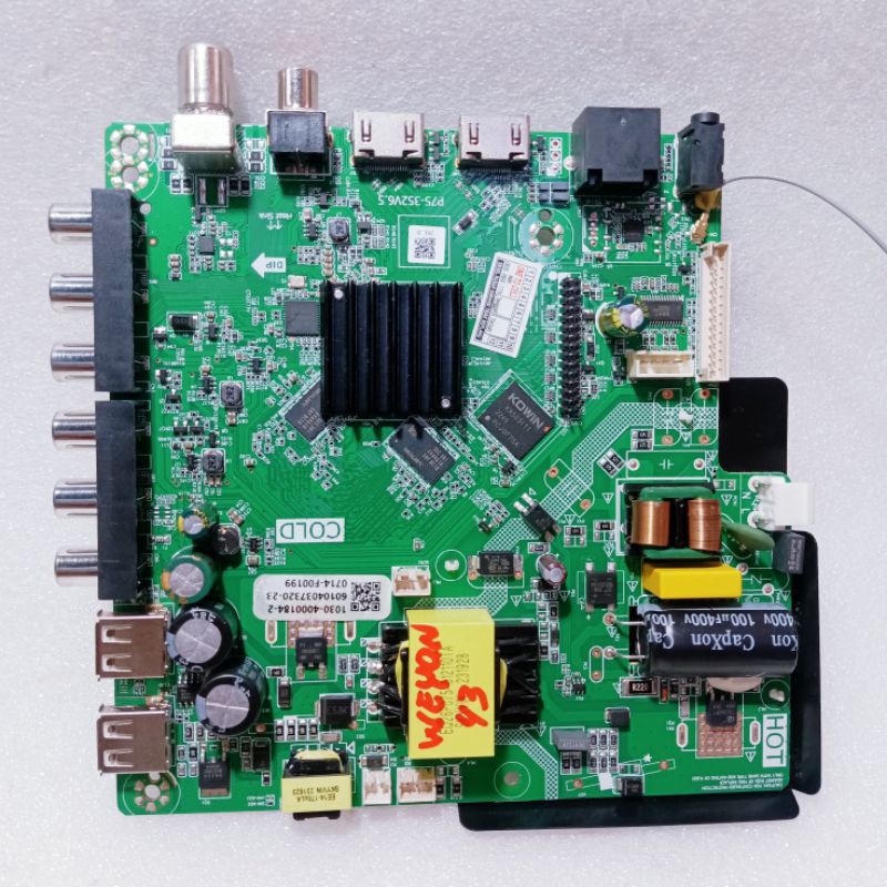 mainboard tv weyon android 43in mobo tv weyon 43in - motherboard tv weyon android 43 - mb tv weyon a