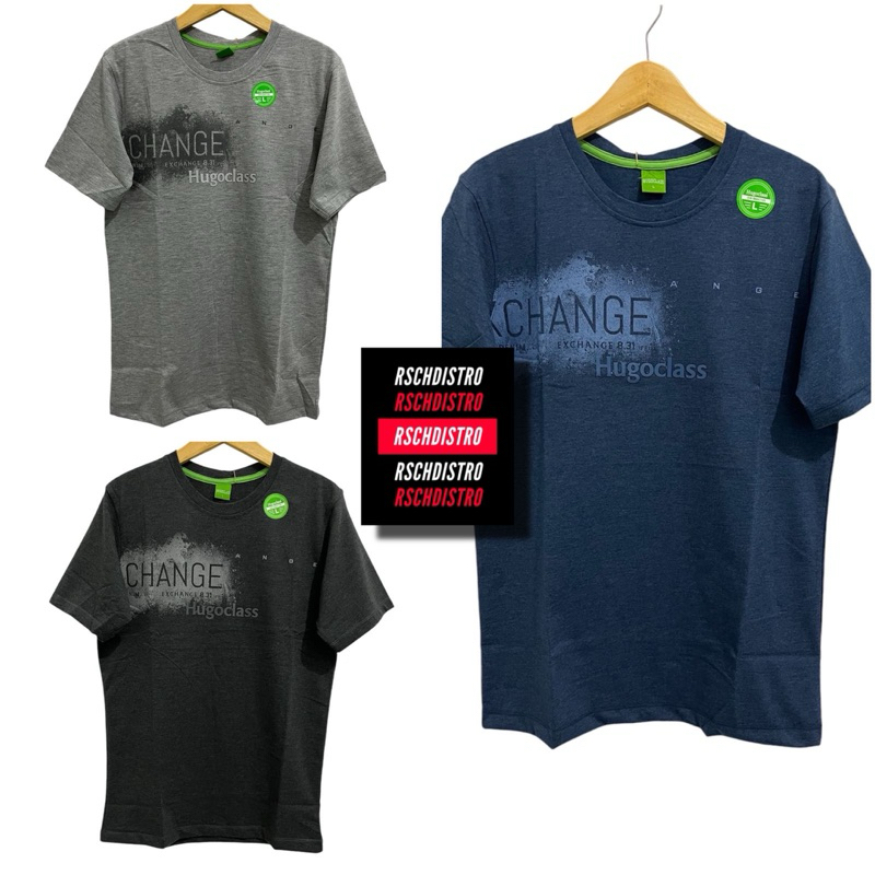 READY JUMBO BIG SIZE  Kaos Oblong Distro Pria HUGO CLASS Original SABLON RANDOM Misty Basic Lengan P