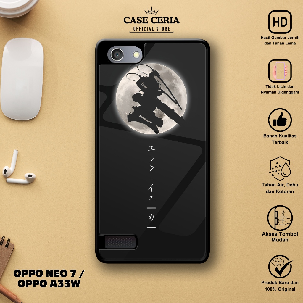 Case Oppo Neo 7 / Oppo A33W - Casing Oppo Neo 7 / Oppo A33W Anime AOT - Silikon Case – Kesing HP