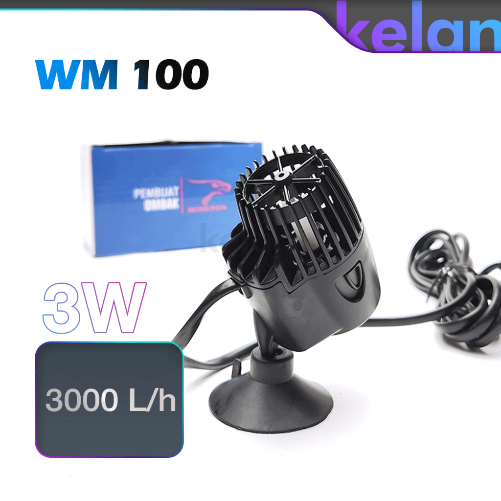 Wave Maker Aquairum Rosston RS 100 Pembuat Gelombang Arus Ombak Air Aquarium Kolam Koi