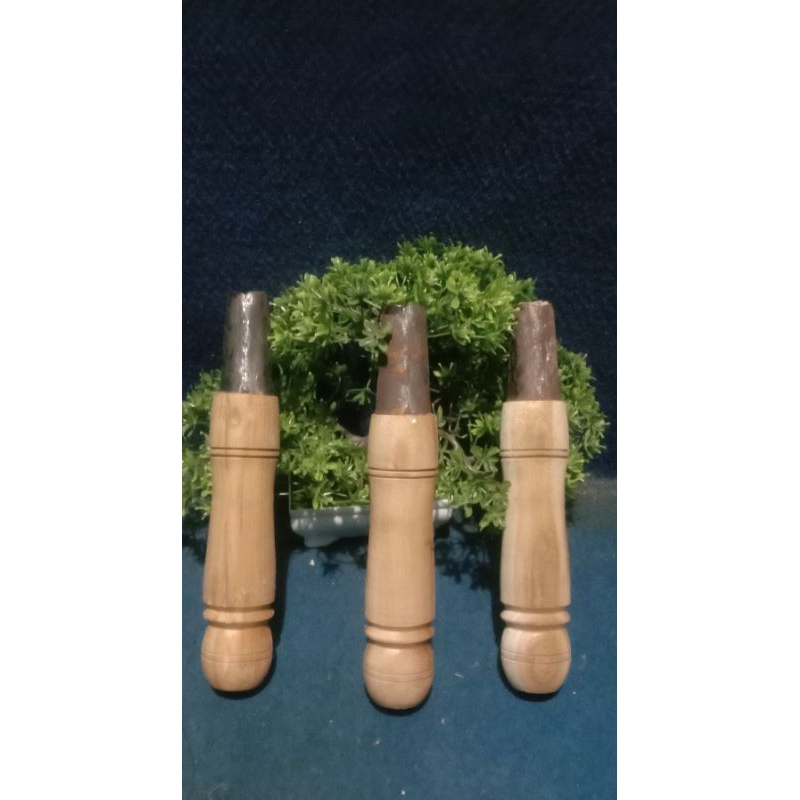 Gagang Pisau+Karah || Gagang Sabit Bahan Kayu Jati