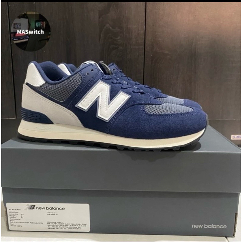 Sepatu New Balance 574 Classic Navy