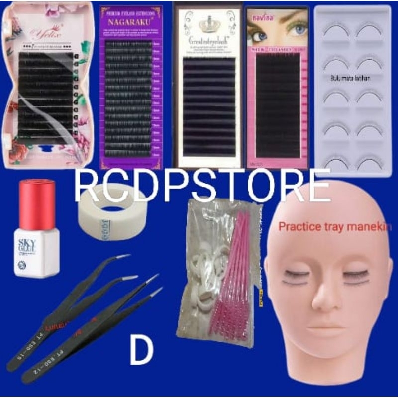 Paket buka usaha eyelash extension lengkap