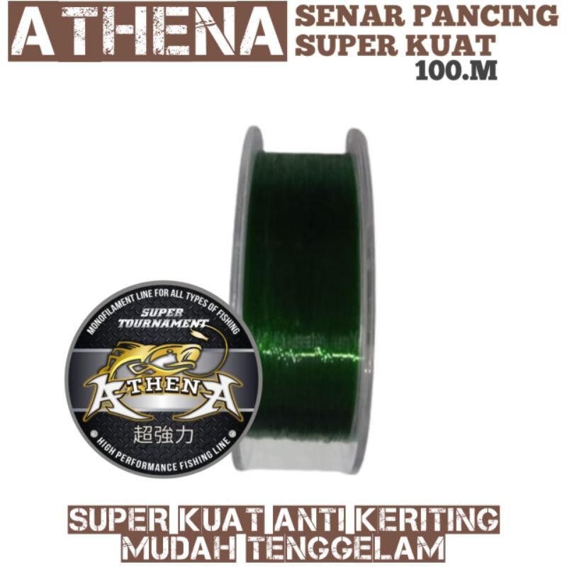 senar pancing super kuat 100m senar pancing kecil kuat 50 kg senar pancing athena