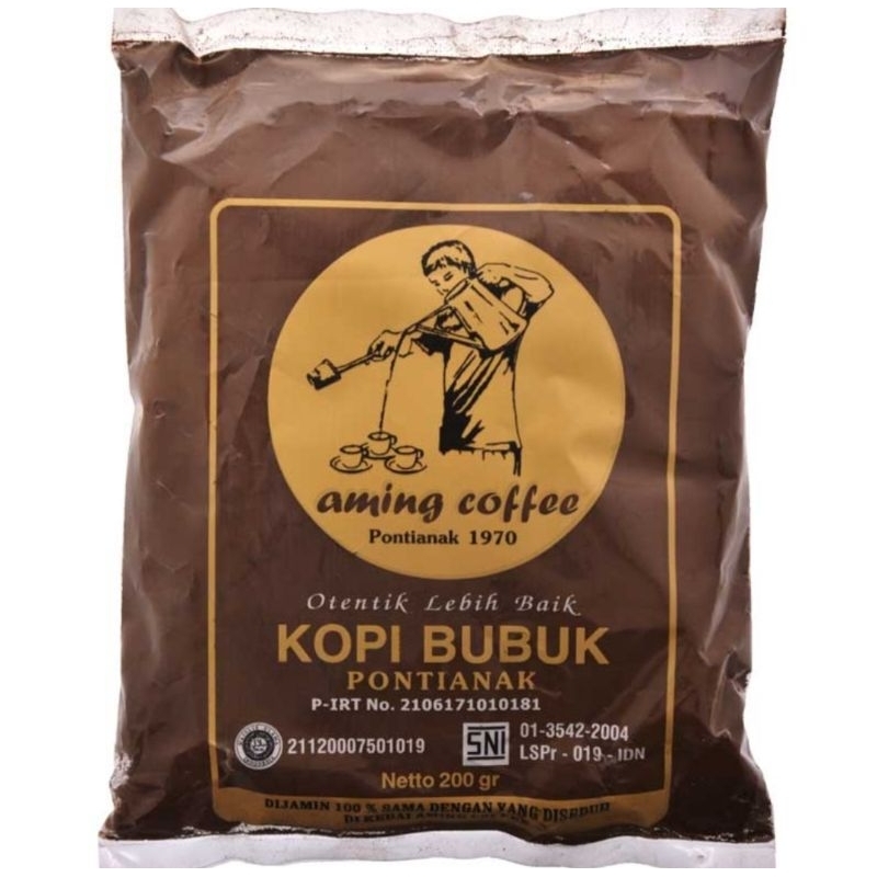 

Kopi Bubuk Aming Coffee Pontianak Since 1970 // Kopi Bubuk Aming Khas Pontianak // ole ole Pontianak