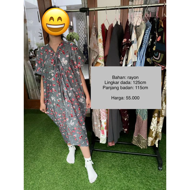 homewear jumbo cantik dress/daster