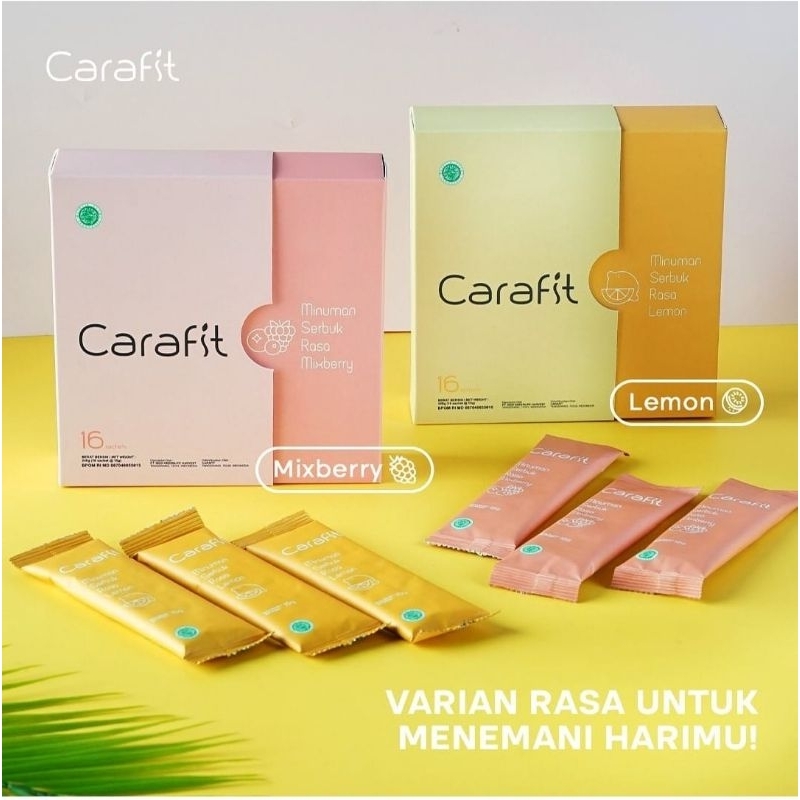 

CARAFIT PENURUN NAFSU MAKAN pembersih usus