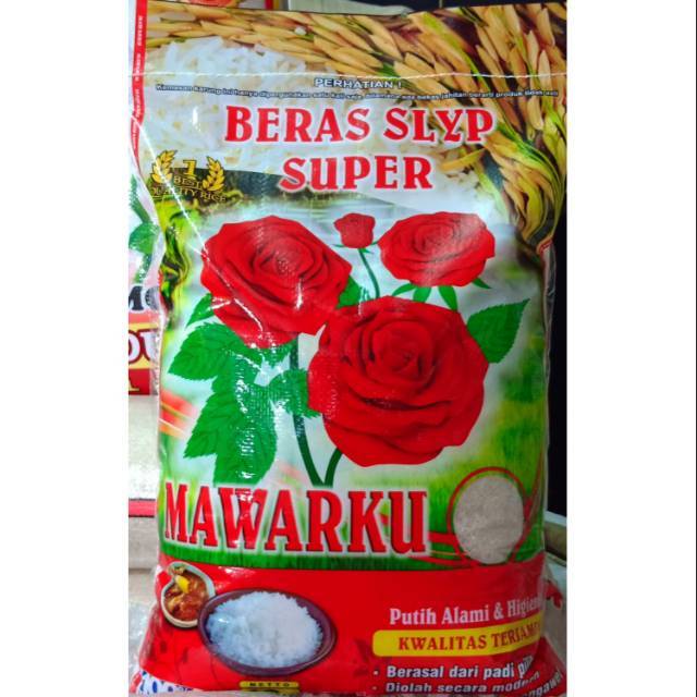 

Beras MAWARKU 5KG /Beras Pulen/Beras Putih