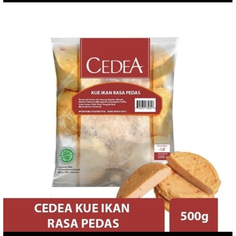 

CEDEA KUE IKAN PEDAS 500GR