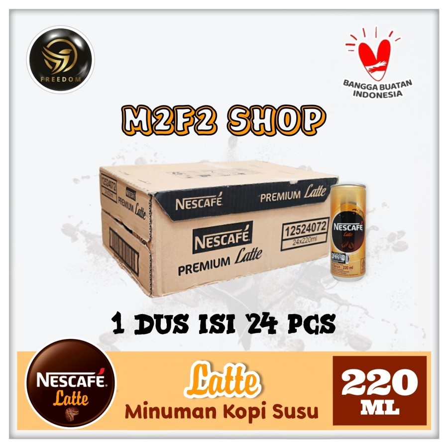 

Nescafe Coffee Premium Latte Can | Kopi Kaleng - 220 ml (Kemasan Karton)