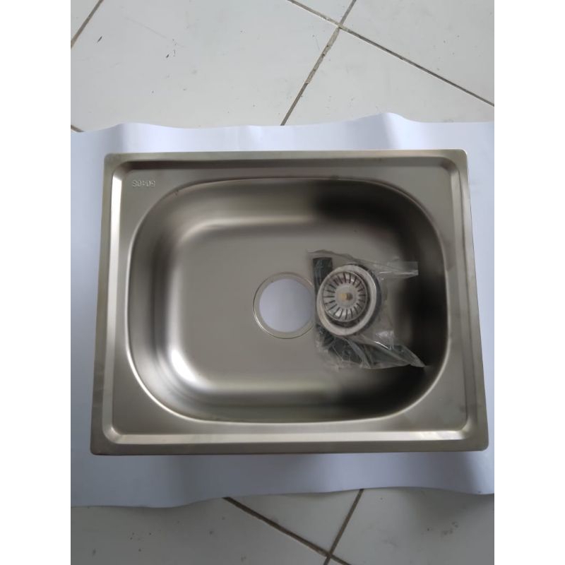 Bak Cuci Piring 1 Lubang Dalam 16 cm