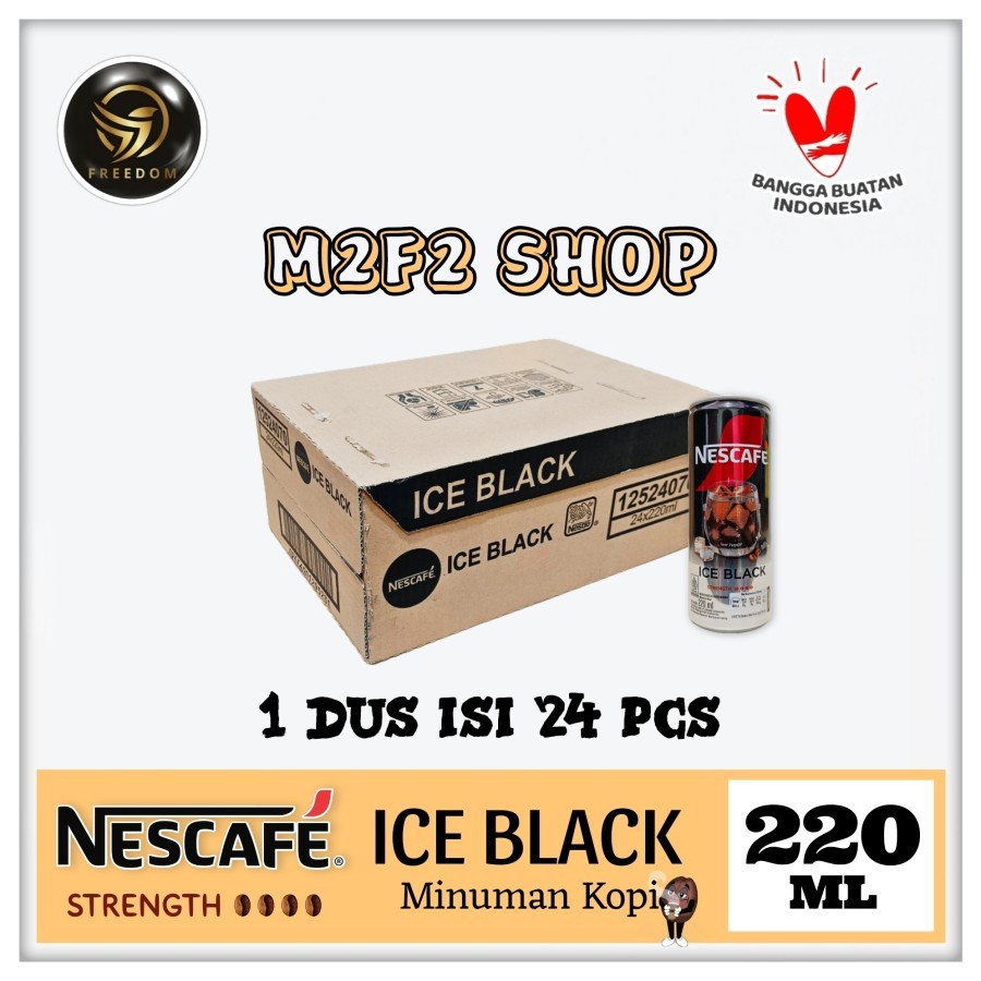 

Kopi Nescafe Ala Cafe Ice Black Kaleng | Can - 220 ml (Kemasan Karton)