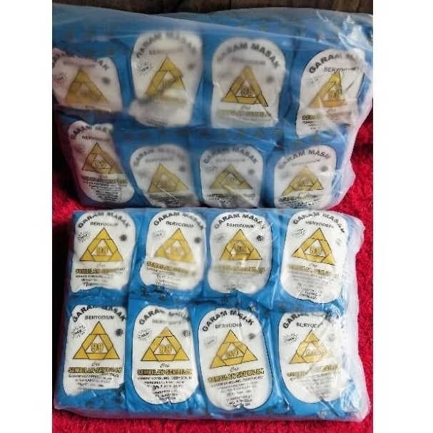 

Garam 1 BALL halus beryoudium garam masak dapur 1 ball isi 40pcs garam dapur 1 ball murah garam beryodium#racunshopee#fyp