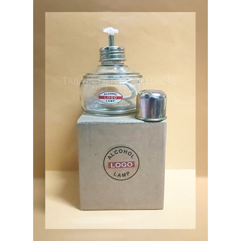 Trijaya Dental Medical Bunsen Kaca/ Lampu kaca spiritus/ Dental Bunsen