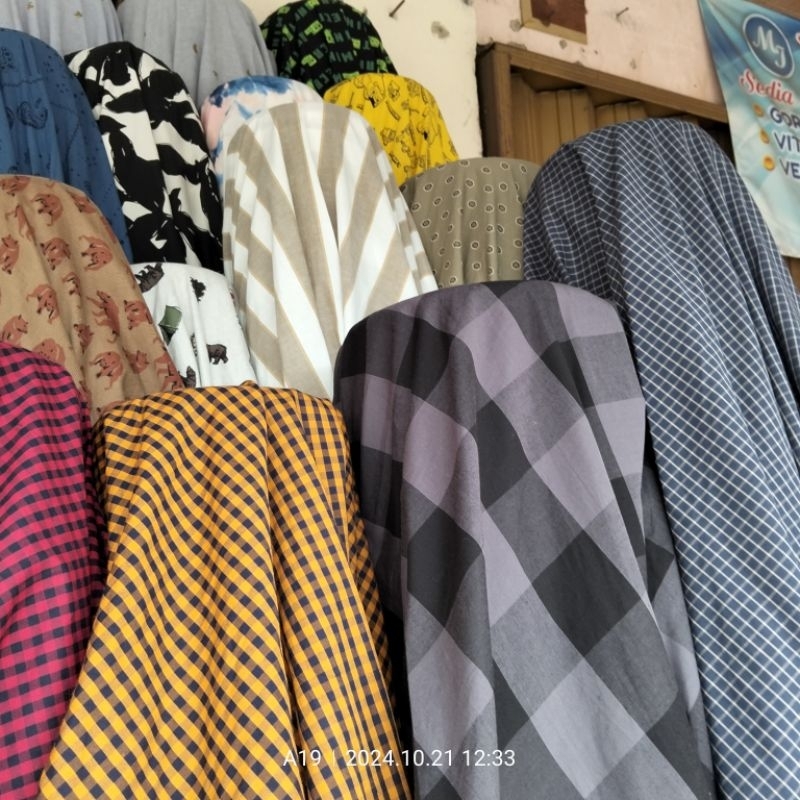 Harga/0,5 m | Kain Poplin Premium / Kain Poplin Meteran / Bahan Poplin Premium / Bahan Poplin Metera