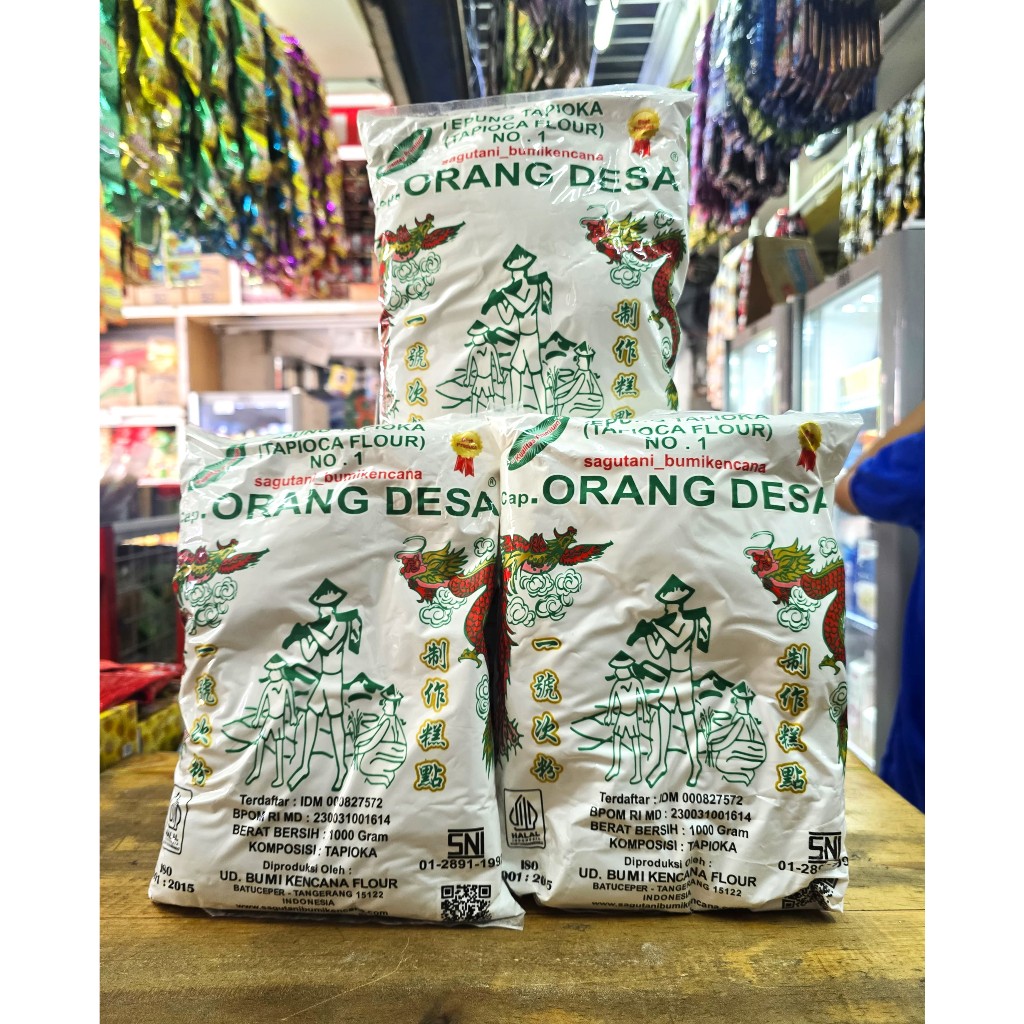 

TEPUNG TAPIOKA SAGU ORANG DESA 1 KG