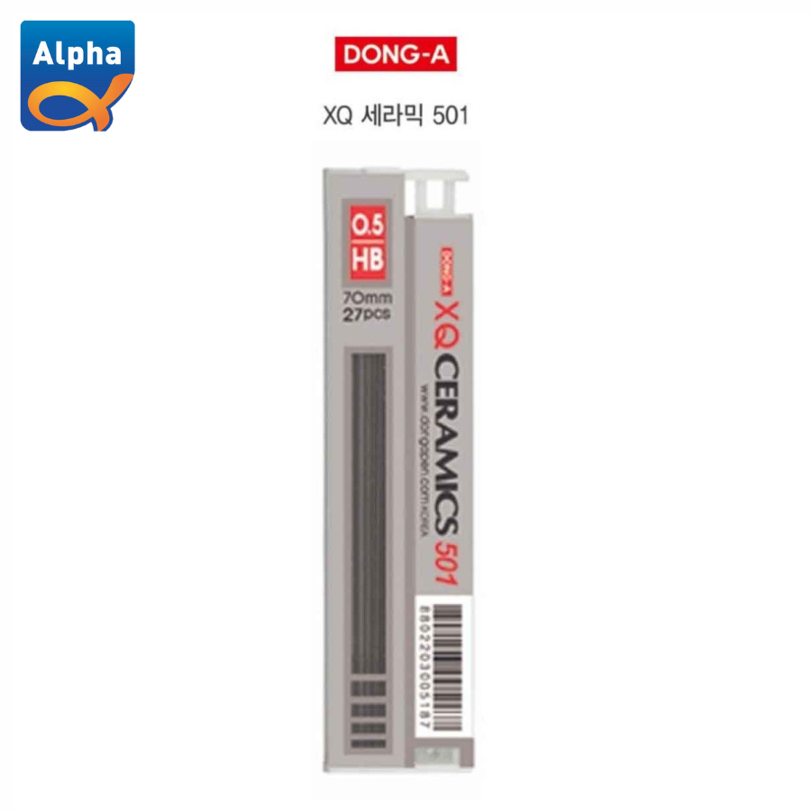 

[Dong-A] Mechanical Pencil Lead XQ Ceramic HB 501 0.5mm / Isi Pensil Mekanik