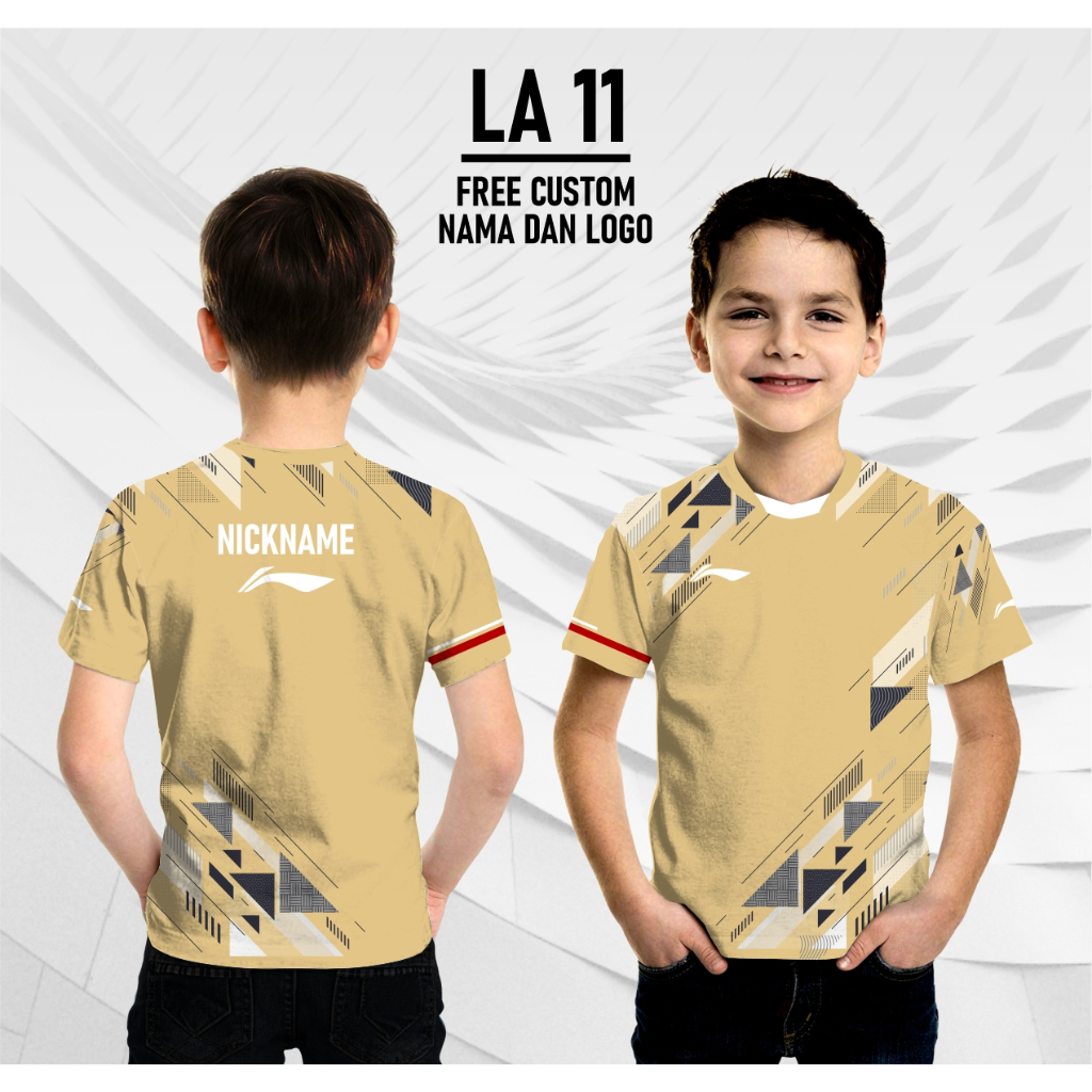 Jersey kaos anak badminton baju yonex bulutangkis