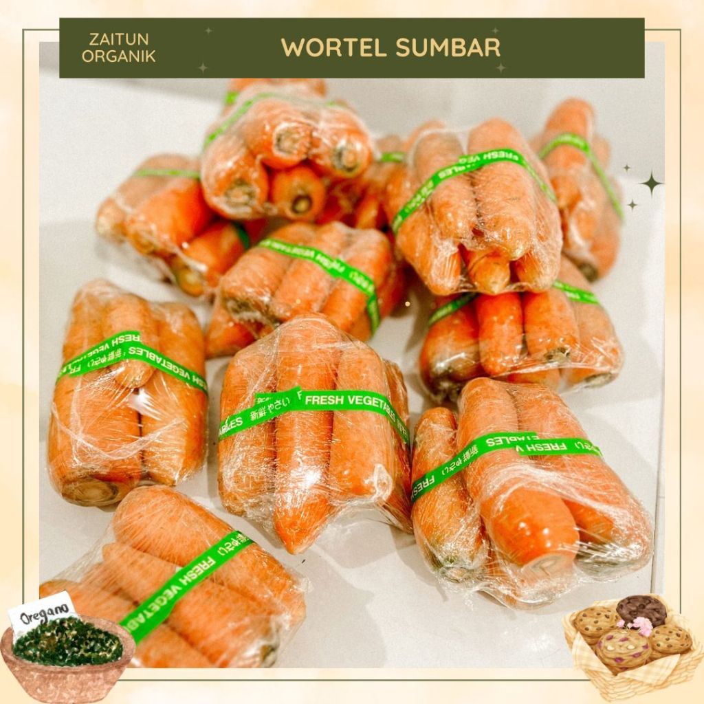 

WORTEL LOKAL SUMBAR | Alahan Panjang | Pupuk alami | Wortel 500gr
