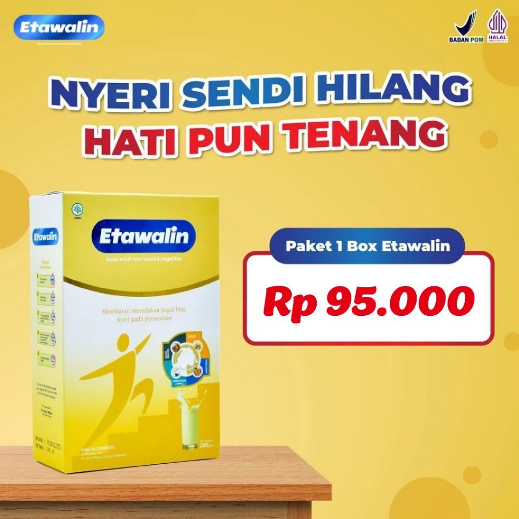 

Etawalin Susu Etawa Herbal Atasi Asam Urat Ori 1 Box