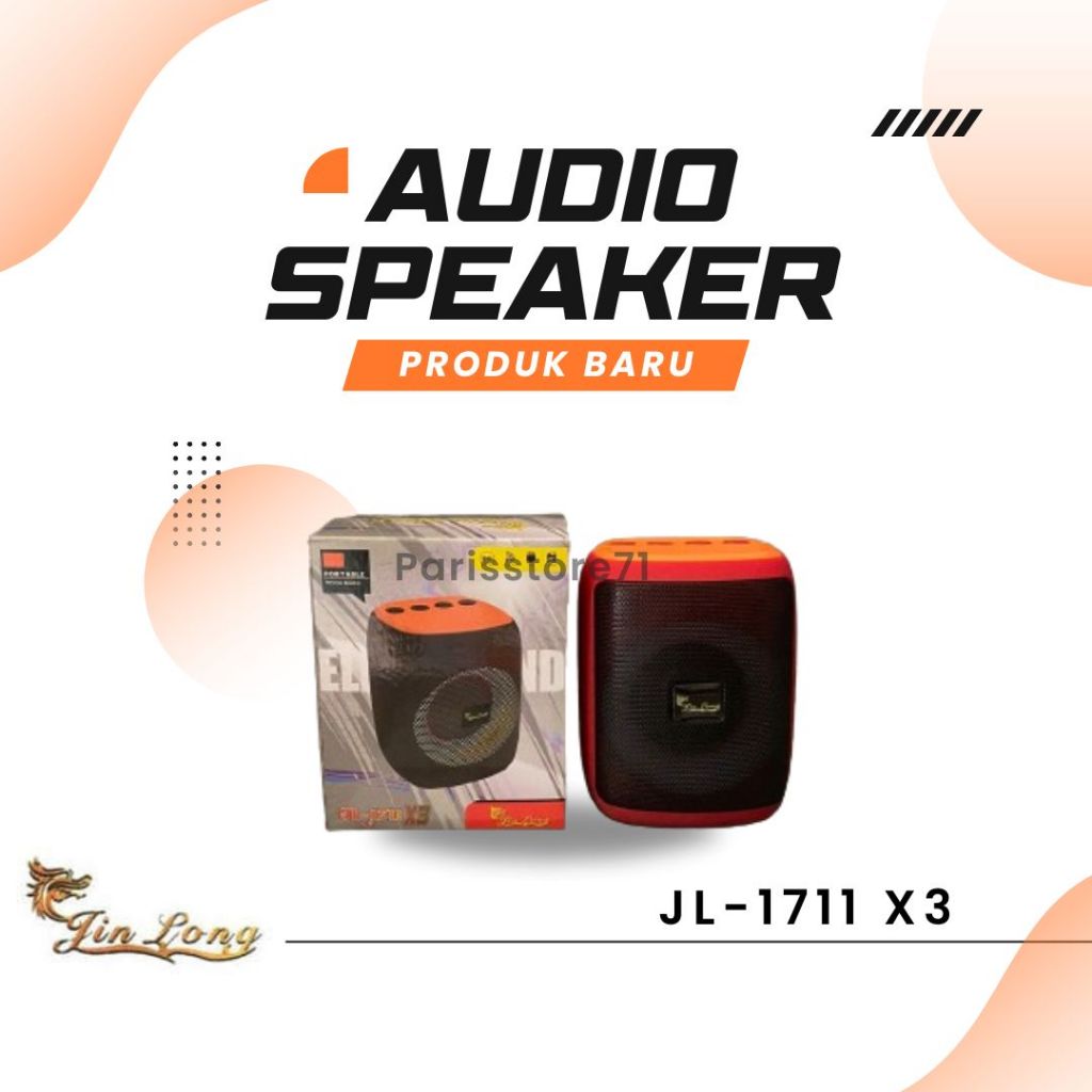 JINLONG JL-1711 X3 Speaker Portable Mini Bluetooth JL1711X3