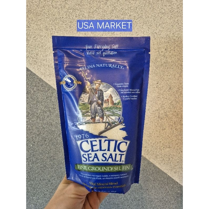 

Celtic Sea Salt Fine Ground 454 gr vital mineral blend garam laut