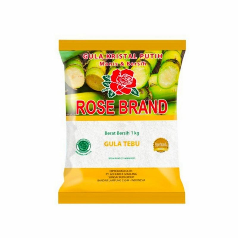 

Gula Pasir Rose Brand Kemasan Kuning Premium 1kg