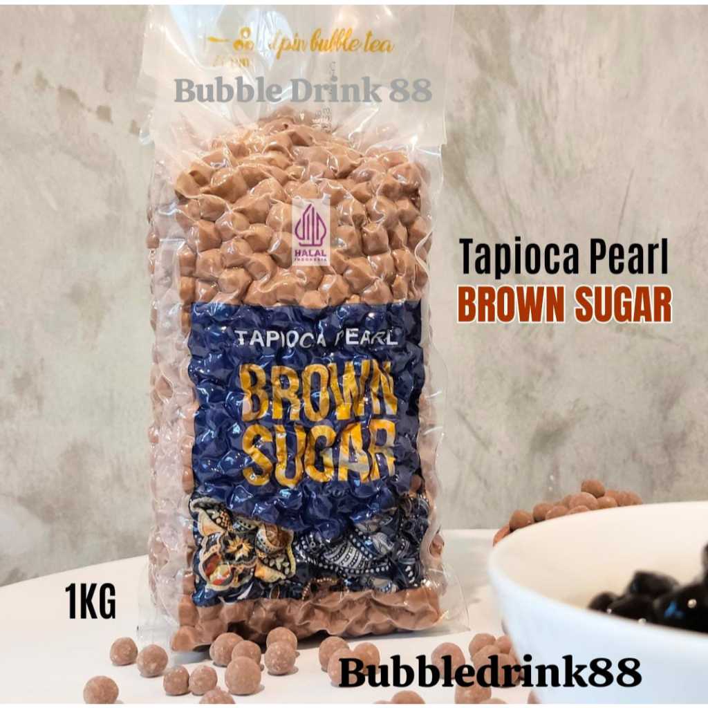 

BOBA PEARL / TAPIOCA PEARL / BUBBLE BROWN SUGAR / GULA AREN / PEARL ITPIN / Boba Enak IT PIN (PBS1)