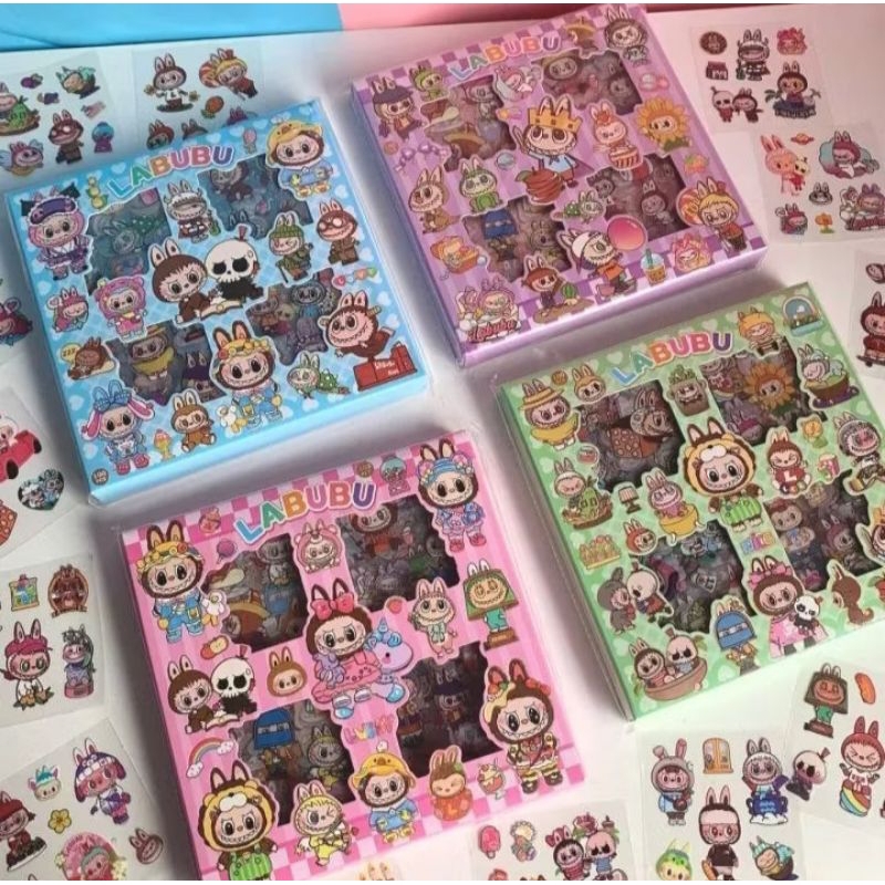 1 BOX STICKER LABUBU(ISI 100CS/BOX)