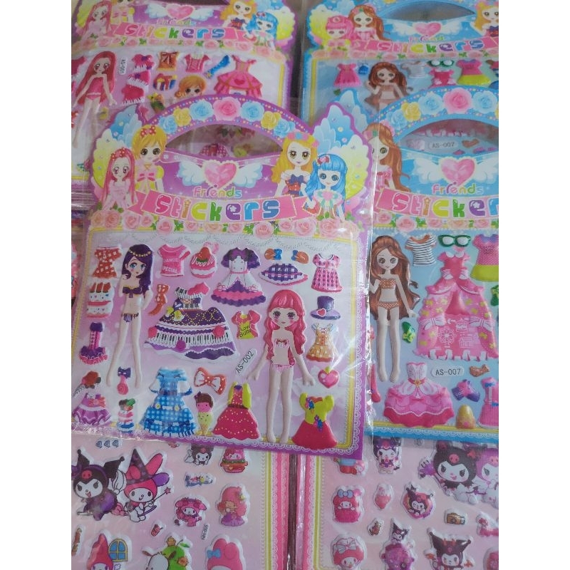 

10pcs mainan sticker timbul anak medium / stiker timbul / mainan edukasi anak / stiker sticker bp