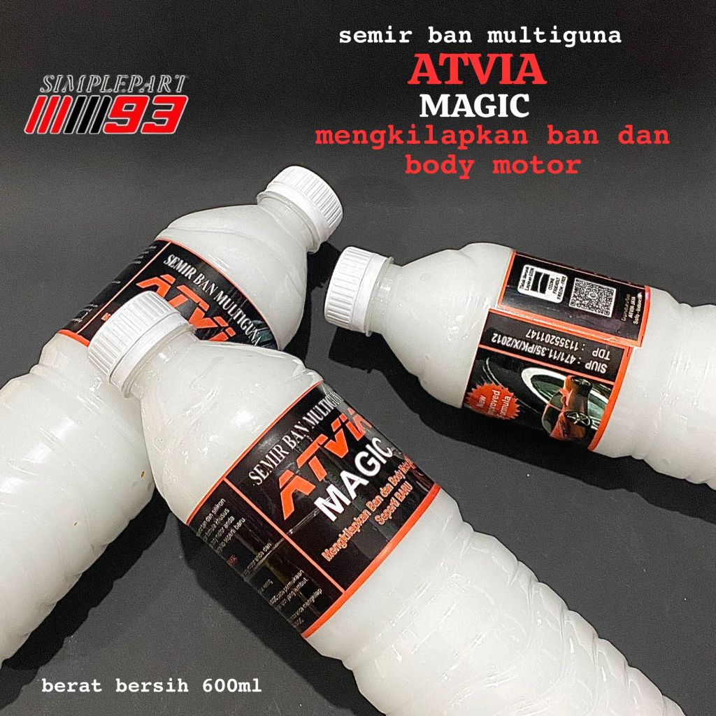 SILICONE SEMIR PENGKILAP BAN & BODI MOTOR MOBIL MULTI GUNA 600ML [ ATVIA ]