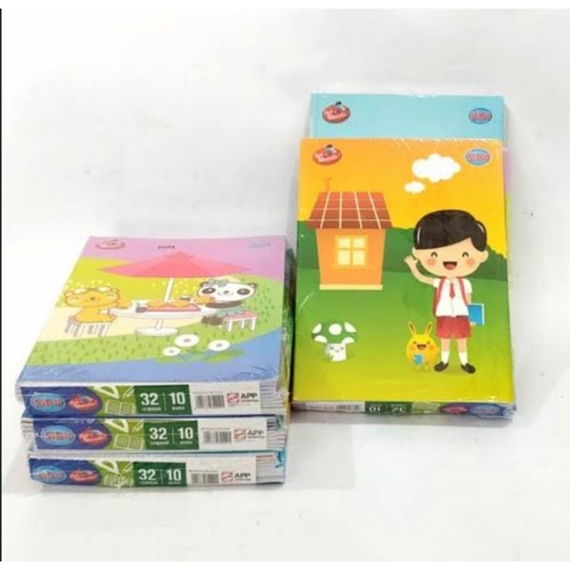 

HJK (10 Pcs ) Buku Tulis Sidu 32 Lembar Khusus instant/Sameday