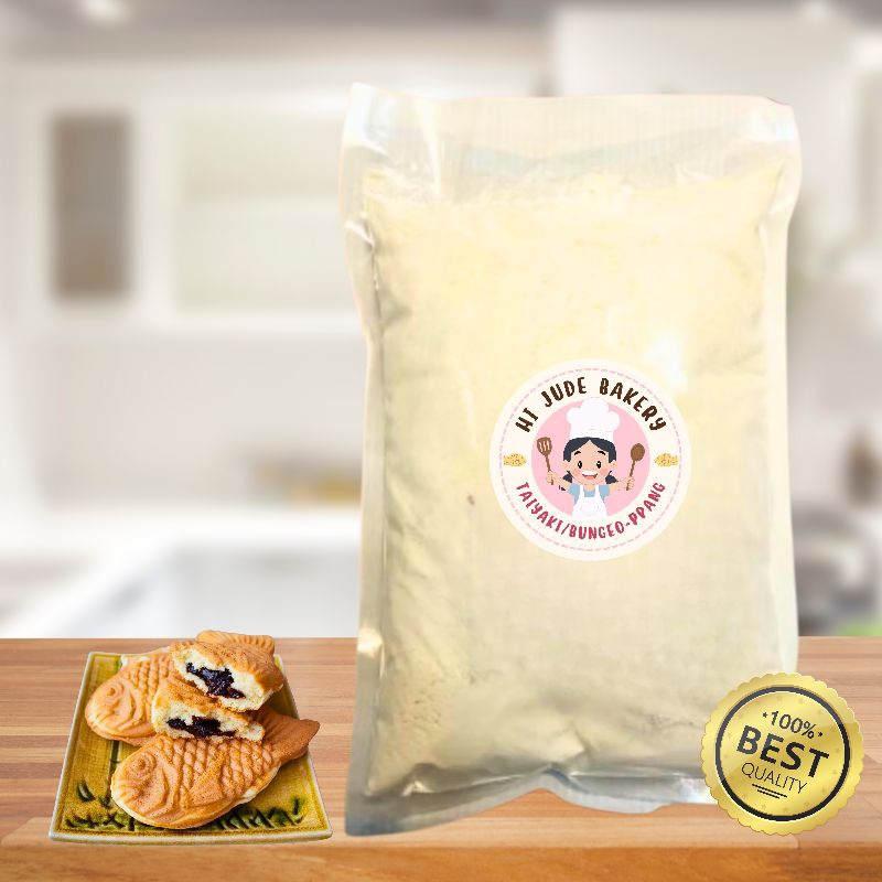 

Tepung Taiyaki / Bungeo-ppang / Pancake Premix Instant Hi Jude Bakery 1 KG | Cocok Untuk Jualan PRO-UMKM !!