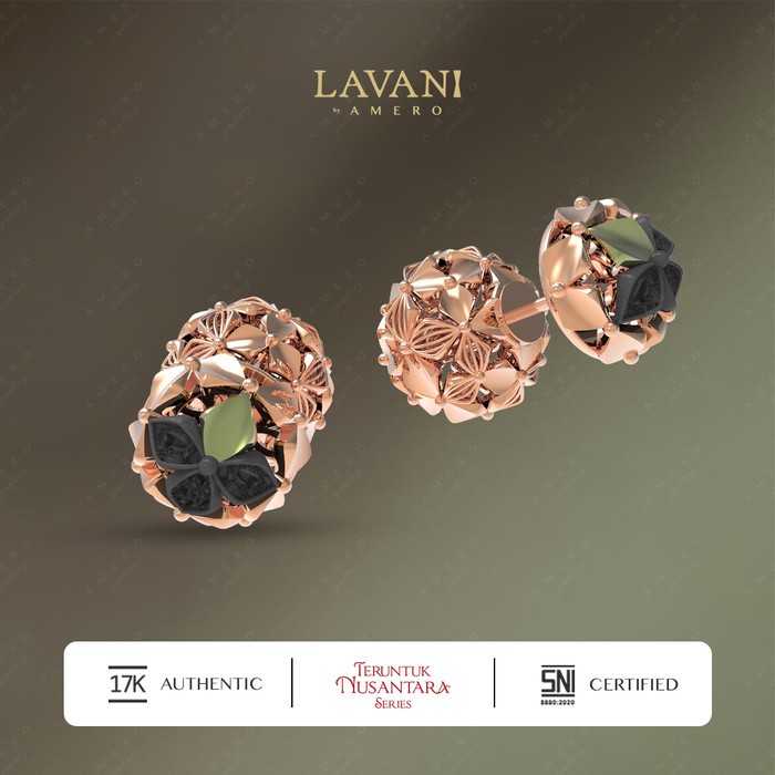 Lavani Teruntuk Nusantara Reswara Anting Emas 17K