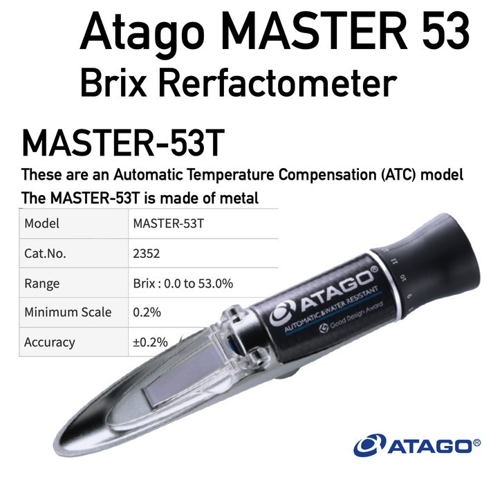 ATAGO MASTER 53 BRIX RERFACTOMETER
