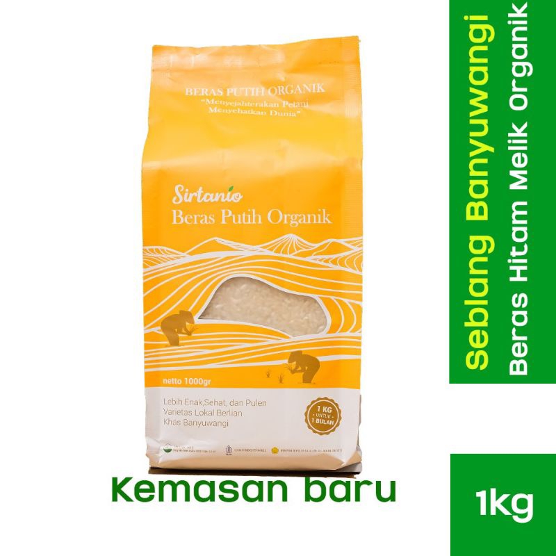 

[KEMASAN BARU] BERAS PUTIH ORGANIK - SEBLANG BANYUWANGI 1KG