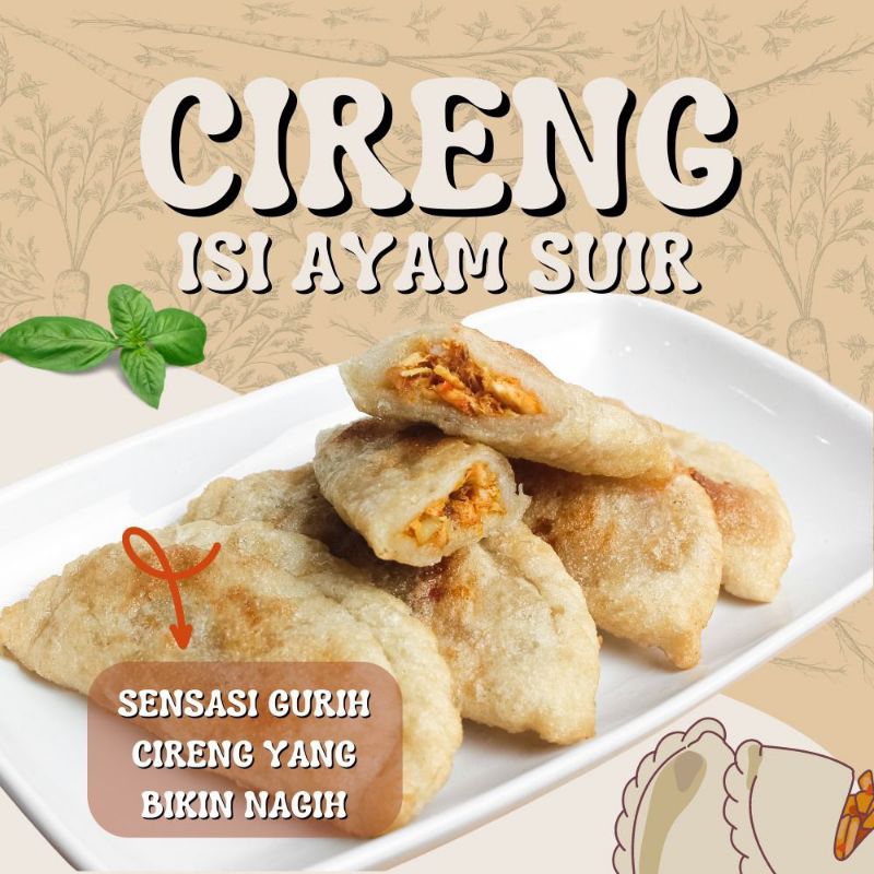 

Cireng Mini Mercon Isi Ayam Suwir Premium /Daging Ayam Cireng small (Makanan / Frozen Food Instan / Snack Ringan / Cemilan Pedas / Jajanan)