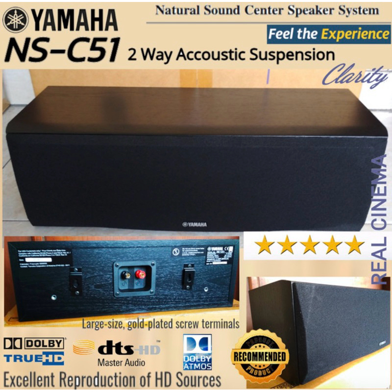 yamaha center nsc 51 speaker center