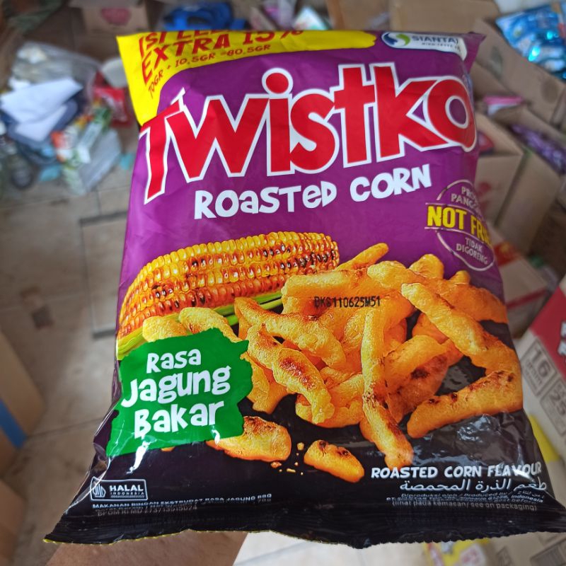 

Twistko Snack Rasa Jagung Bakar Roasted Corn