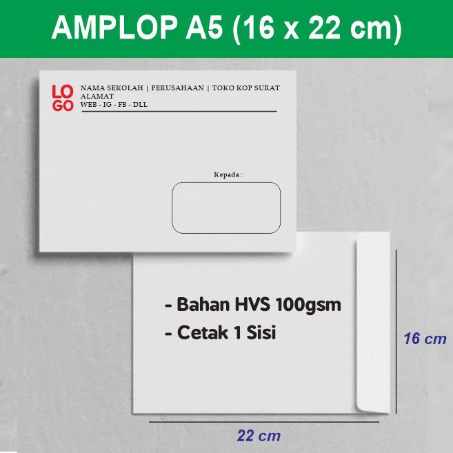 

Amplop HVS 100gsm A5 16x22 cm Custom | Amplop HVS Putih | Amplop Surat Undangan | Amplop Vintage | Amplop Aesthetic | Amplop Aesthetic A7 A6 A5 A4 | Amplop Putih | Amplop Undangan Vintage Amplop Post Card Greeting Card