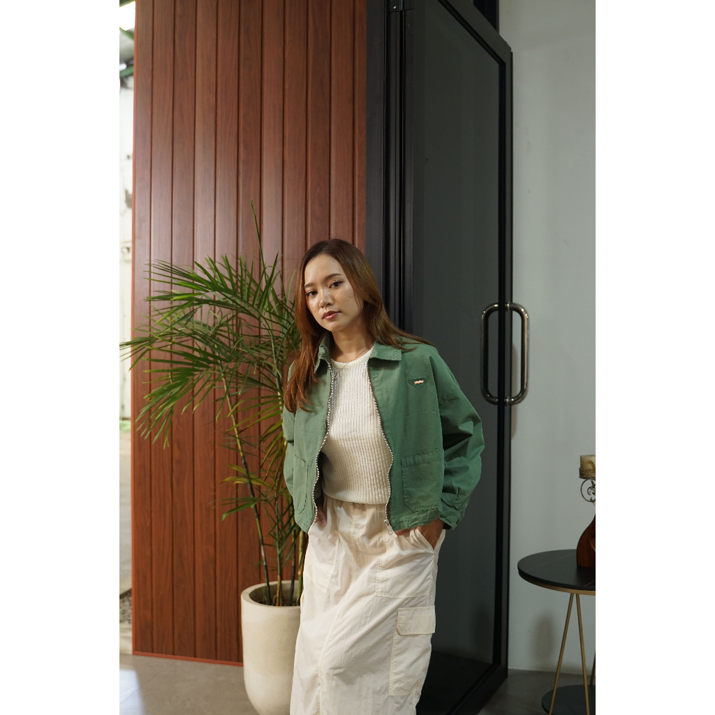 Missty Jaket Wanita Warna Hijau Outer Model Korea Best Seller (Jasmine 65)