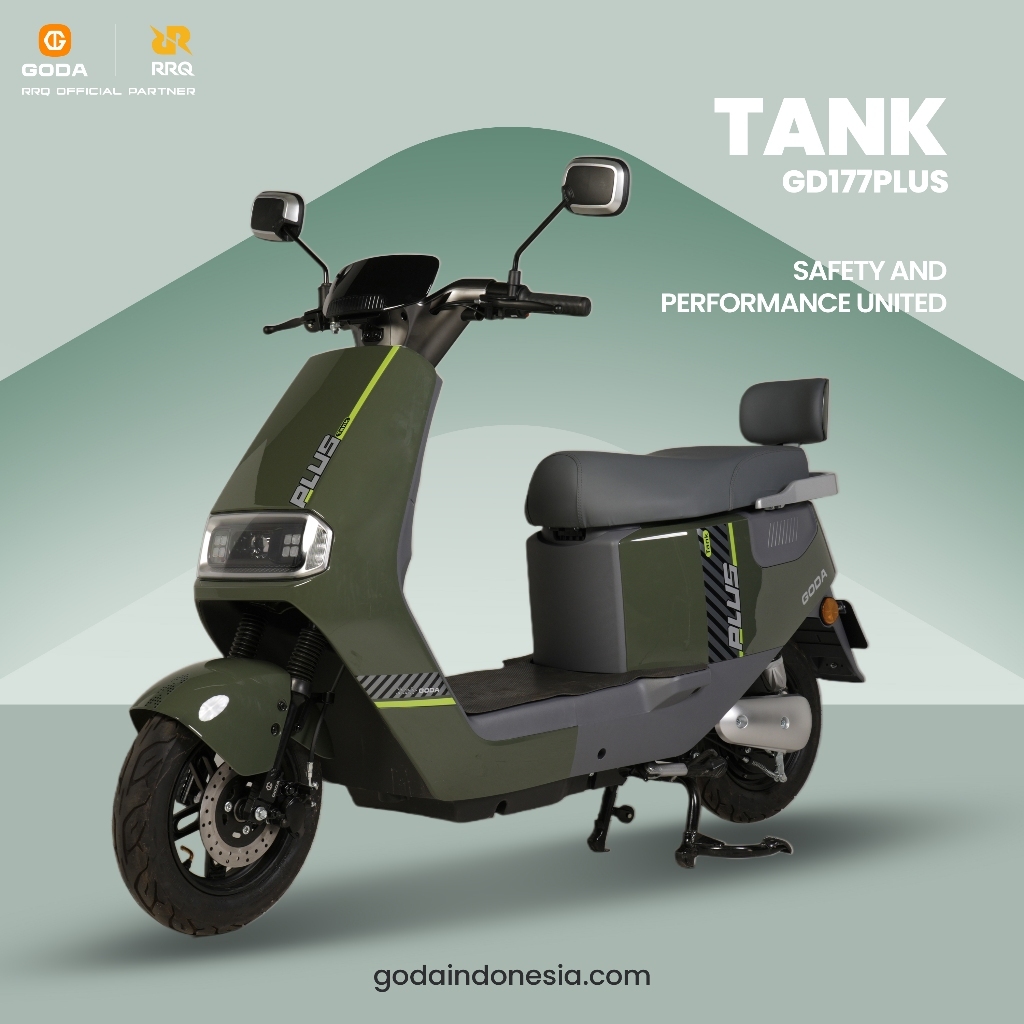 MARK BIKE STORE | SEPEDA LISTRIK DEWASA GODA TANK GD 177 PLUS 1000Watt ORIGINAL BERGARANSI