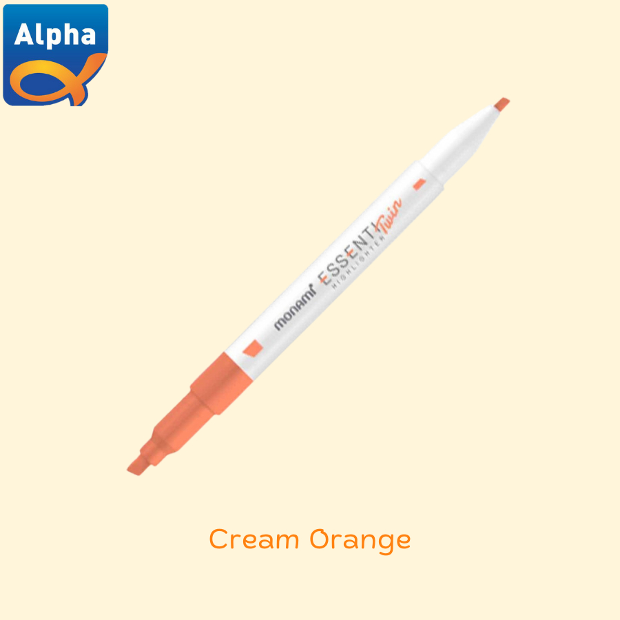 

[Monami] Essenti Twin Highlighter-Cream Orange