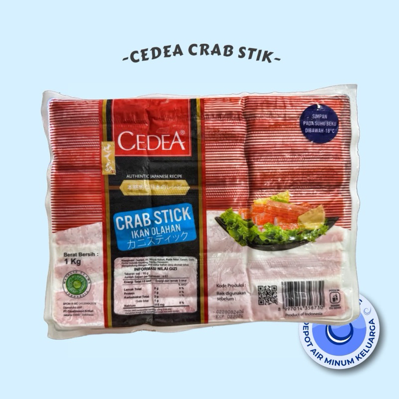 

CEDEA CRAB STICK IKAN OLAHAN 1 kg MAKASSAR