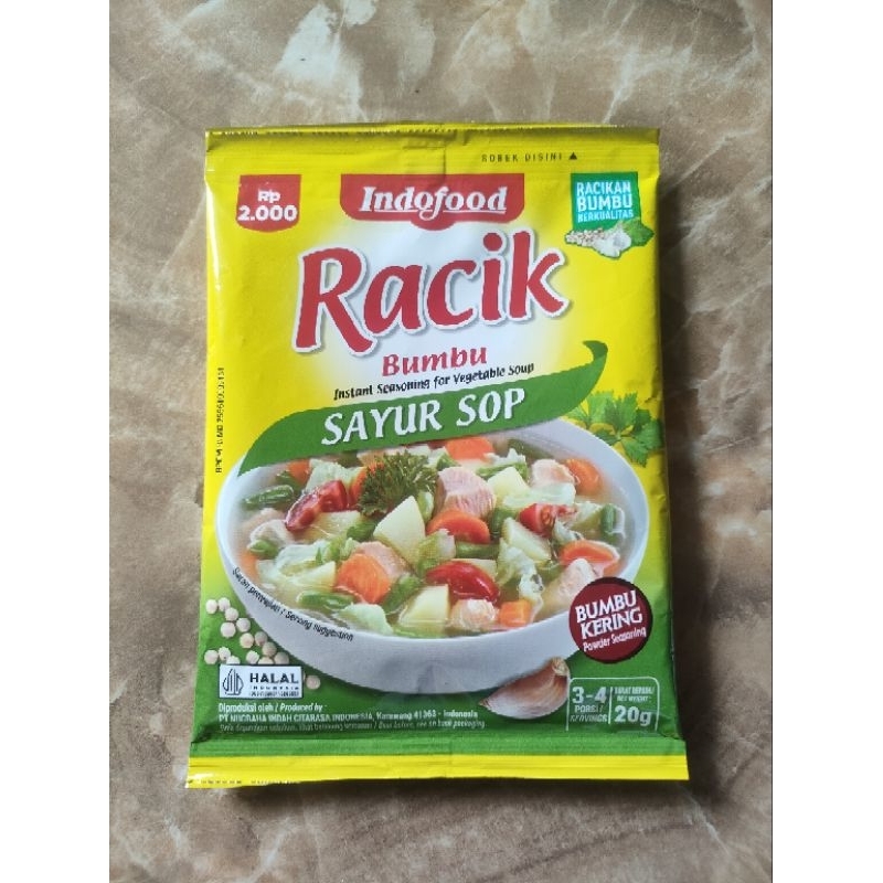 

Bumbu racik sayur sop 20g