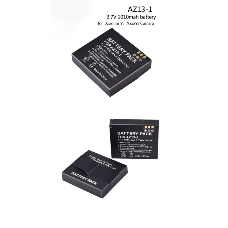 battery Xiaomi yi Camera battery 1010mAh AZ13-1 (versi China) original OEM